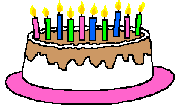 Cumpleaños durante el segundo trimestre del curso 2009-2010
